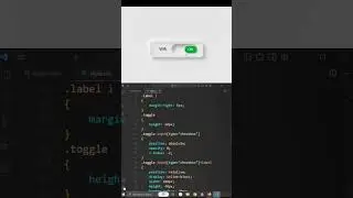 Custom Checkbox with On/OFF Button | Html and Css UI design | Coding #shorts