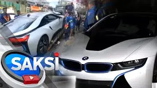 Mamahaling sports car na walang plaka at di umano maayos ang registration, na-impound | Saksi