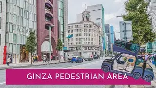 Strolling Through Ginza's Pedestrian Paradise: Discovering Tokyo's Vibrant Luxury District