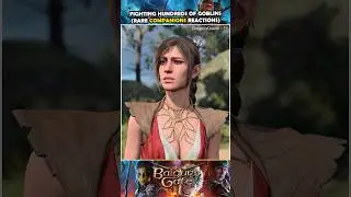 Funny companion reactions to goblin threats in Baldur's Gate 3