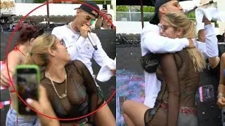 Chicas Cubanas se suben a tarima y le bailan 