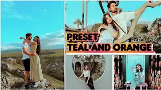 Teal and Orange preset - Lightroom Mobile presets - orange teal presets - portrait filter