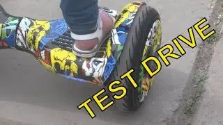 Гироскутер  Из Китая Smart BalanceE 10.5  Testdrive !