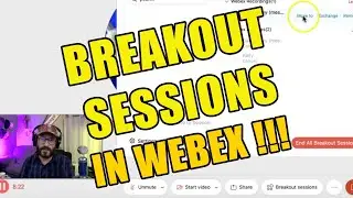 Create Breakout Sessions in Webex Meetings!