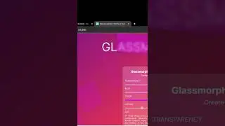 CSS Glass Effect 