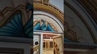 3D Carving Door Design with Deco paint 