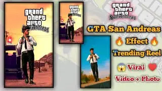 GTA effect Instagram reel tutorial // trending GTA effect // Techworld