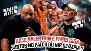 FABIO GIGA E JULIO BALESTRIN JUNTOS NO PALCO DO MR OLYMPIA ???