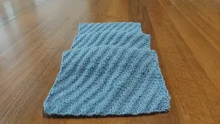 Simple men's scarf | How to knit a men's scarf? | Master class for beginners | Knitting