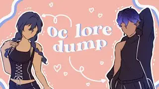 OC LORE DUMP 🗣️🎀 // speedpaints