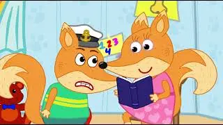 Fox Family Play Hide and Seek with Lego Toys and Daddy Incredible Adventures cartoon for kids 