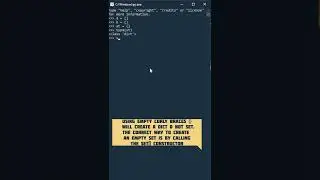 ⚠️ Be Careful While Creating An Empty Set In Python ⚠️