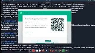 how to install whatsapp in kali linux | how to install whatsdesk in kali linux