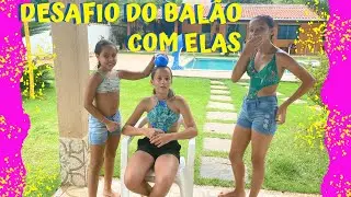 DESAFIO NA ÁREA DA PISCINA COM ELAS  QUEM SERÁ A VITORIOSA ?