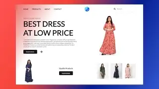 Flutter Ecommerce Landing Page | Flutter Web | Flutter UI