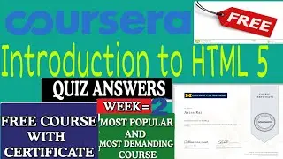 Coursera || Introduction to Html5|| week 2 quiz Answers.