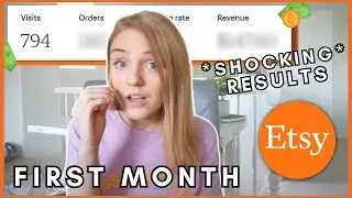 Etsy Print On Demand Shop | My First Month's *RESULTS* 💸 Etsy Beginner Tips in 2023
