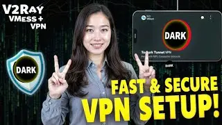 How to Create V2Ray VMess Server & Setup on Dark Tunnel VPN | Fast & unlimited