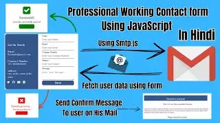 How to Make Professional Working Contact Form Using JavaScript | How to Send Email Using JavScript