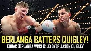 Edgar Berlanga DROPS Jason Quigley 4 TIMES! Post Fight Review (NO FOOTAGE)