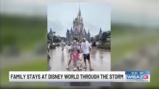 Local Family Stays at Disney World Through Hurricane Milton