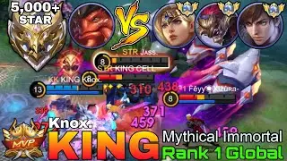 97% Win Rate Bane VS Top Global Freya, Hanzo & Gusion - Top 1 Mythical Immortal by KING Knox. - MLBB