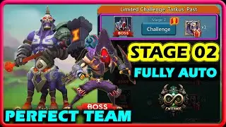 Lords Mobile Limited Challenge Tarkus Past Stage 2 Fully Auto | Vengeful Centaur Stage 2 Fully Auto