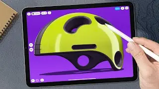 Modeling a Bike Helmet on the iPad | Shapr3D