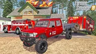 NEW WILD FIRE RESCUE UNIT! | OFF ROAD TOYOTA LAND CRUISER | FS19