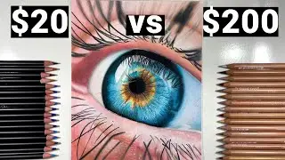 CHEAP VS EXPENSIVE Colored Pencils | Can you guess the Expensive side?