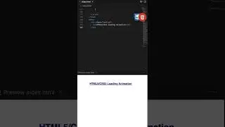 HTML5 CSS3 Loader Example Rotate Boxes 