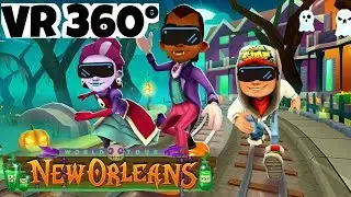 🔵 Subway Surfers New Orleans 2018 in VR 360 - Halloween Edition 🎃