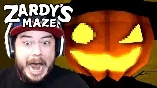 EVIL PUMPKINS TRAPPED ME IN A HAUNTED CORNFIELD!! | Zardy's Maze