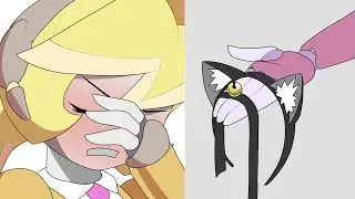 that sad cat dance meme but with robot girls