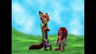 Nick Wilde Meets Knuckles