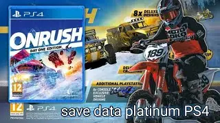 [PS4] Onrush save data platinum PS4 HEN