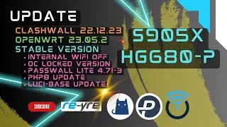 OpenWrt 23.05.2 Stable Clash-Wall 22.12.23 For HG680-P WiFi Off | REYRE-WRT