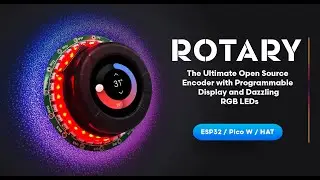 Rotary Encoder - LED Array & Touch LCD for ESP32/Pico/HAT