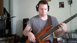 Yamaha TRB 5 String Bass with Korg Kaossilator
