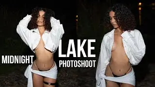 Midnight Lake Photoshoot | Behind The Scenes + V1 Speedlight