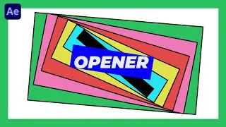 Simple Opener Intro Animation Tutorial - After Effects Tutorial