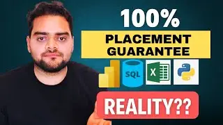 REALITY of 100% JOB Guarantee Data Analyst program | Must Watch😲