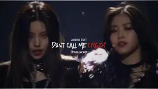 ashlee - don’t call me crazy (audio edit.)