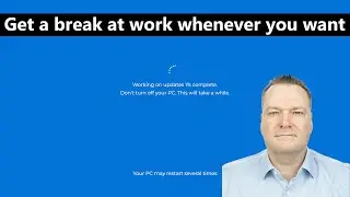Prank Your Friends or colleagues with a Fake Windows Update Screen
