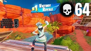 64 Elimination Solo vs Squads Wins (Fortnite Season 3 Gameplay)