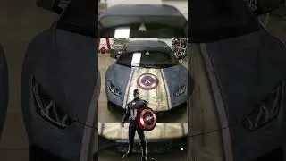 Avengers car characters Sings Simpapa polyubila #shorts