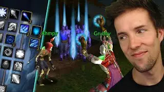 Ahmpy teaches Grubby the SECRET ART of AoE FARMING! Very high death risk! - WoW Classic
