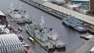 Warships of Standing NATO Maritime Group 1 in Glasgow