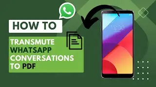 How to convert WhatsApp Chats to PDF