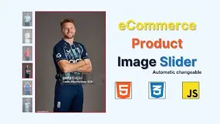 eCommerce Product Image Slider using HTML CSS and JavaScript